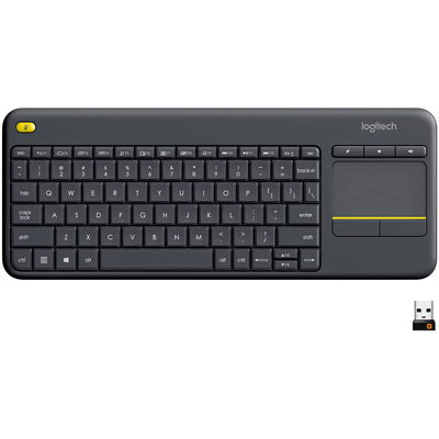 Teclado Logitech K400 Plus Con TouchPad Inalambrico 920-007123