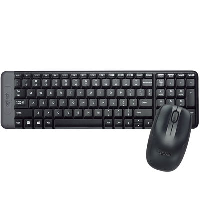 Combo Teclado Y Mouse Logitech MK220 Negro Inalambrico 920-004430