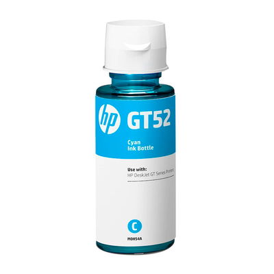 Botella Original HP GT52 Cian M0H54AL DeskJet GT 5800 Ink Tank 100