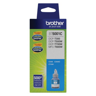 Botella Original Brother BT5001 Cian BT5001C DCP-T300 DCP-T500W