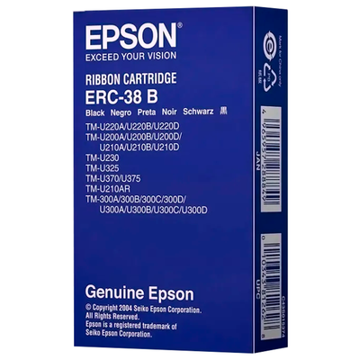 Cinta Epson ERC-38B Negra TM-U230 TM-U325 TM-U370