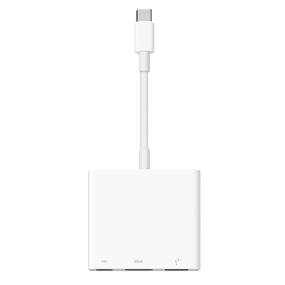 Apple Multiport Adapter USB-C Digital AV Blanco MUF82AM/A