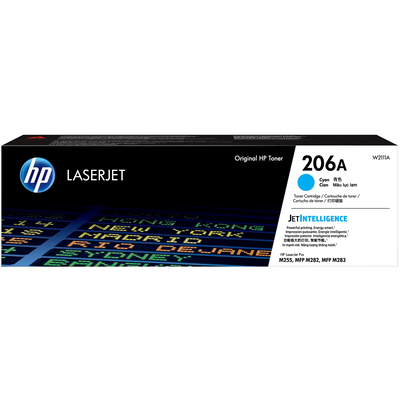 Toner Original HP 206A Cian W2111A LaserJet Pro MFP M282 M283 Series