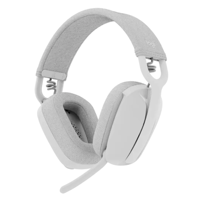 Auricular Logitech Zone Vibe 100 Blanco Crudo Inalambrico 981-001218