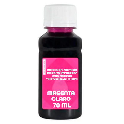 Tinta Premium Compatible Epson Tipo Original 673 Magenta Claro T673620 70 ml.