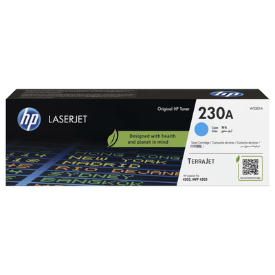 Toner Original HP 230A Cian W2301A Laserjet Pro 4203 4303