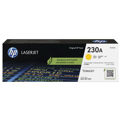 Toner Original HP 230A Amarillo W2302A Laserjet Pro 4203 4303