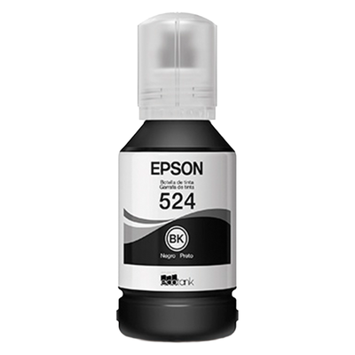 Botella Tinta Epson 524 Negro T524120 Original EcoTank L1110 L3110 L3150