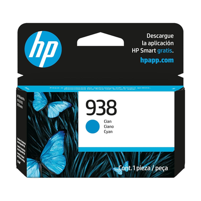 Cartucho Original HP 938 Cian para OfficeJet Pro 9730 4S6X5PL