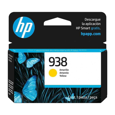 Cartucho Original HP 938 Amarillo para OfficeJet Pro 9730 4S6X7PL