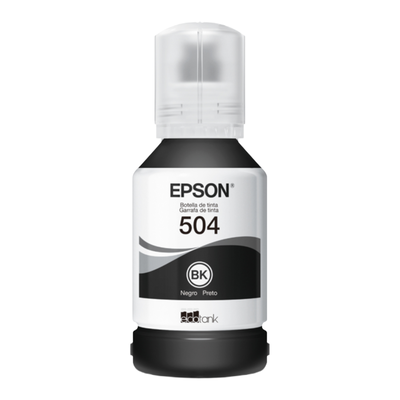 Botella Tinta Epson 504 Negro T504120 Original EcoTank L4150 L4160