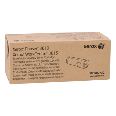 Tóner Xerox 106R02732 Negro Original Phaser 3610 WorkCentre 3615