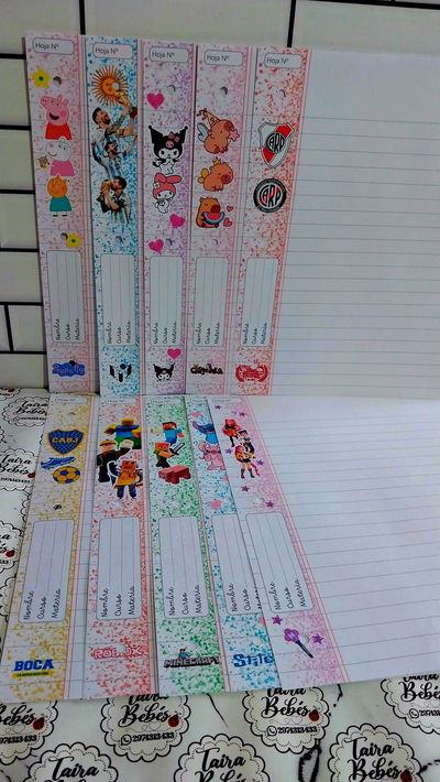 Pack x 50 hojas Nº3 Fisico