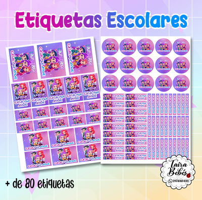 Etiquetas Escolares