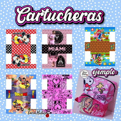 Cartucheras pack 3