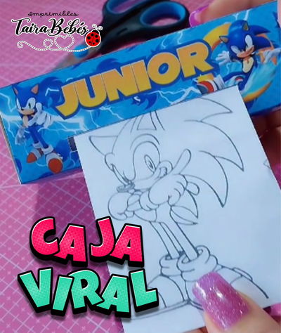 Caja viral + Molde