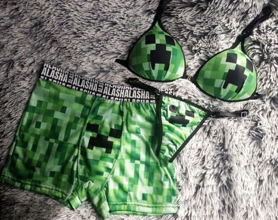 Combo pareja "Minecraft"