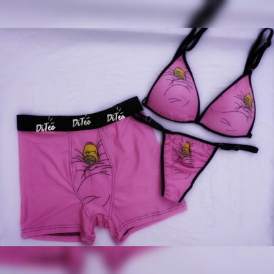Combo pareja "Homero durmiendo"