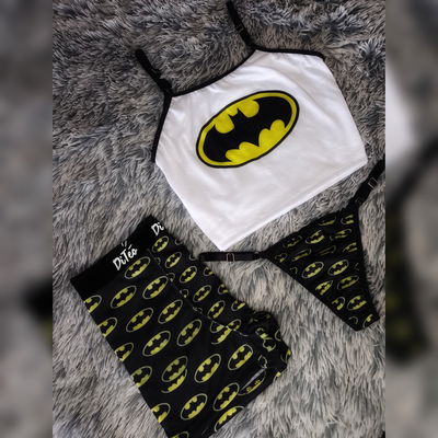 Combo pareja "Batman con top"