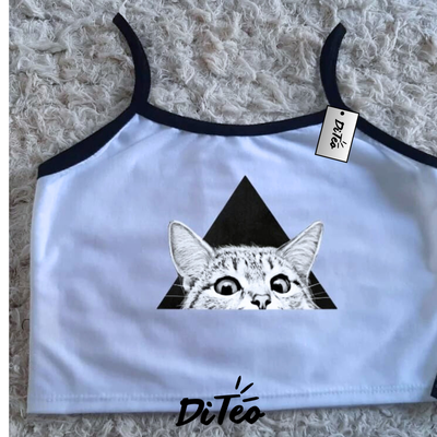 Top ♥️ Gato triángulo 