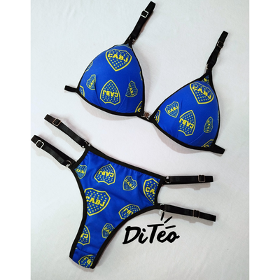 Corpiño+les doble bretel 💙 Boca 