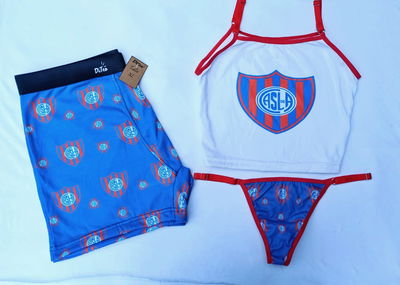 Combo pareja "San Lorenzo" con top.