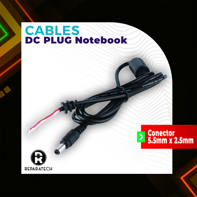 CABLE CARGADOR NOTEBOOK 5.5x2.5mm