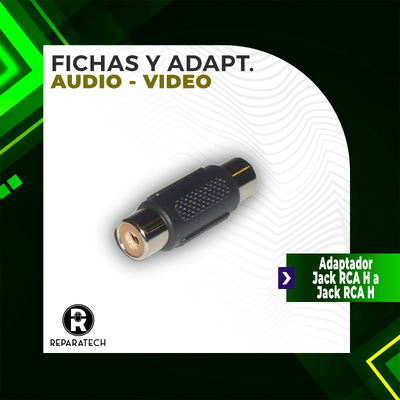 K309-G ADAPTADOR JACK RCA X JACK RCA