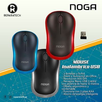 MOUSE INALAMBRICO NOGA NGM-05RN