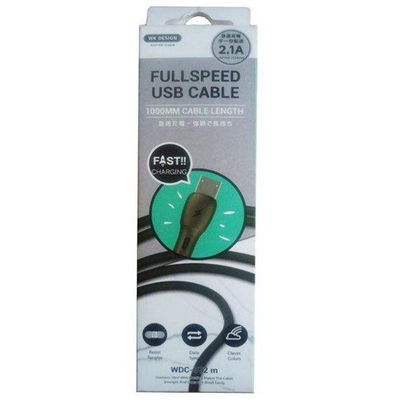 WDC-072M Cable MicroUSB WK 1M 2A