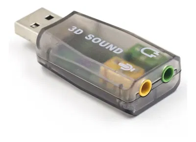PLACA DE SONIDO USB EXTERNA AUDIO 5.1 GENÉRICO