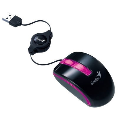 MOUSE NX-ELITE RETRACTIL LED USB