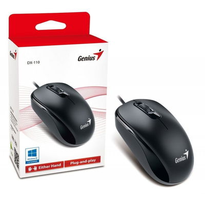 MOUSE OPTICO DX110 USB BLACK