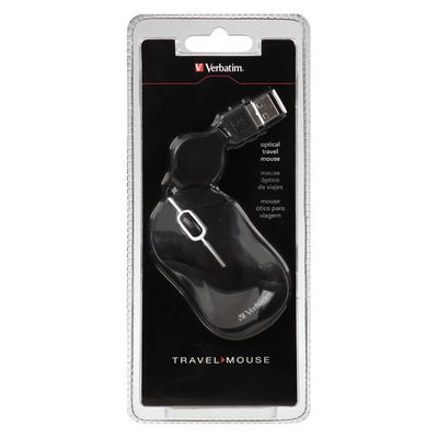 MOUSE VERBATIM MINI TRAVEL USB 98113 RETRACTIL