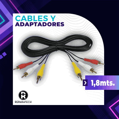 L4361 CABLE 1.8 MT. 3 X 3 RCA
