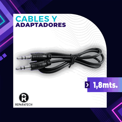 L4250 CABLE PLUG 3,5MM ESTEREO A 3,5MM ESTEREO 1.8Mt