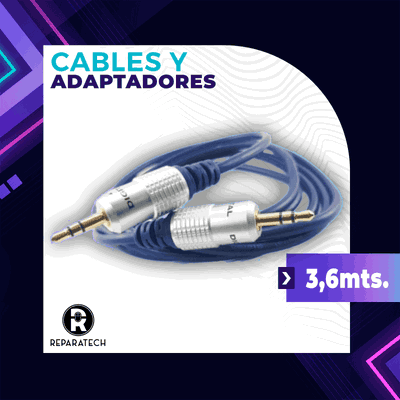 L4551 Cable 3.6Mts 3.5mmx3.5mm STEREO Premium