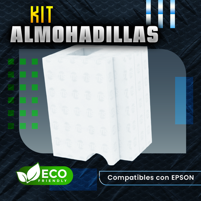 KIT ALMOHADILLAS EPSON L3110 L3150 L1250 L1210 L3210 L3250