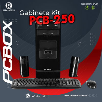 GABINETE PC PCBOX KIT PCB-250 C/ Fuente