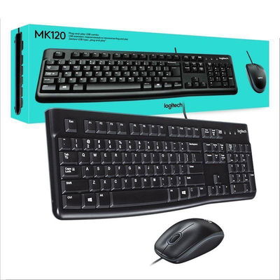 Combo Teclado y Mouse MK120 USB Logitech