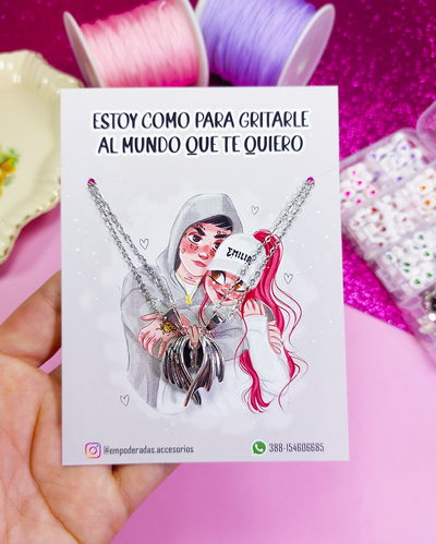Collar Emilia y Duki Imantado