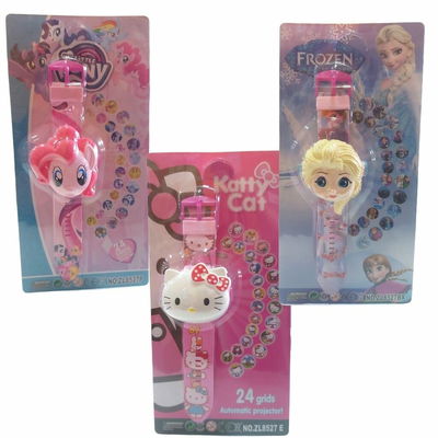 Reloj infantil c/ proyector de figuras