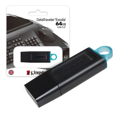 Pen Drive 64Gb Kingston USB3.0