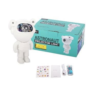 Parlante Proyector Astronauta LED Cafini S7804