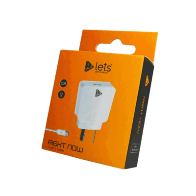 Cargador + Cable V8 Lets 2.1A