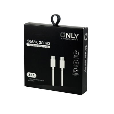 Cable USB Tipo C a TIpo C ONLY 3.1A