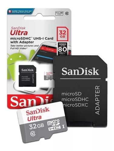 MicroSD 32Gb Sandisk Clase 10