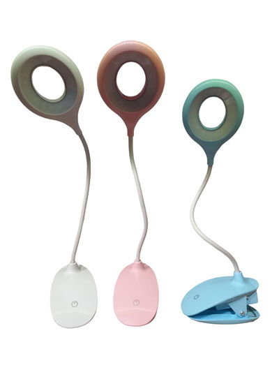 Lampara Velador Recargable c/ Clip