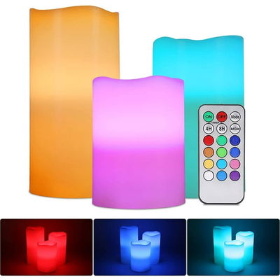 Set Velas RGB x3 - A pilas - C/control