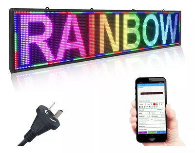 Cartel LEd Programable - App celular - Multicolor